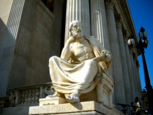 Statue of Herodotus, Austrian Parliament Building